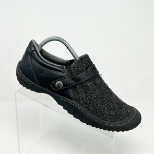 JSport by Jambu Blair Slip-On Loafer Flats Women's Size 11M Black Sporty Casual